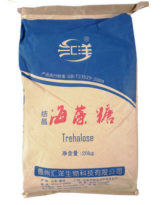 Reine natürliche Trehalose-Süßstoff-Nahrungsmittel-Grad-Zucker-25kg gesponnene Tasche